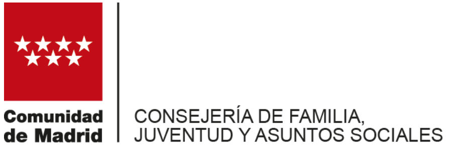 Logo Consejería de familia, juventud y asuntos sociales 